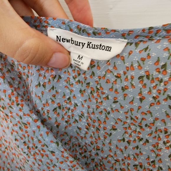 Newbury Custom Blouse -Size M Blue - Picture 4 of 4